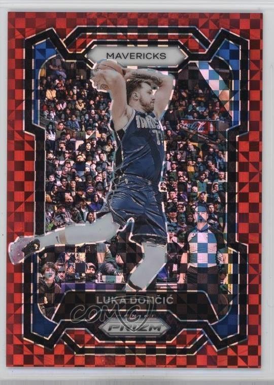 2023-24 Panini Prizm Red Power Prizm 3/75 Luka Doncic #110