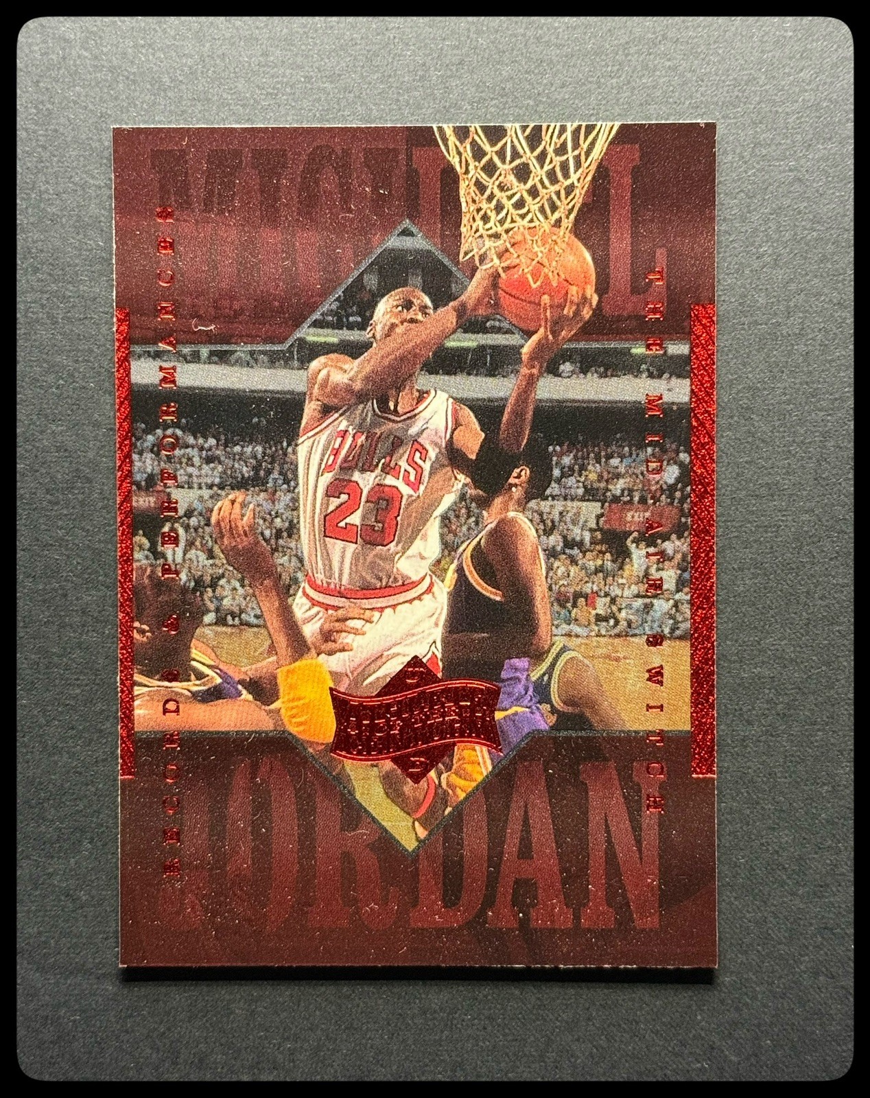 1999 Upper Deck Michael Jordan Athlete Century Red Foil #32 Bulls