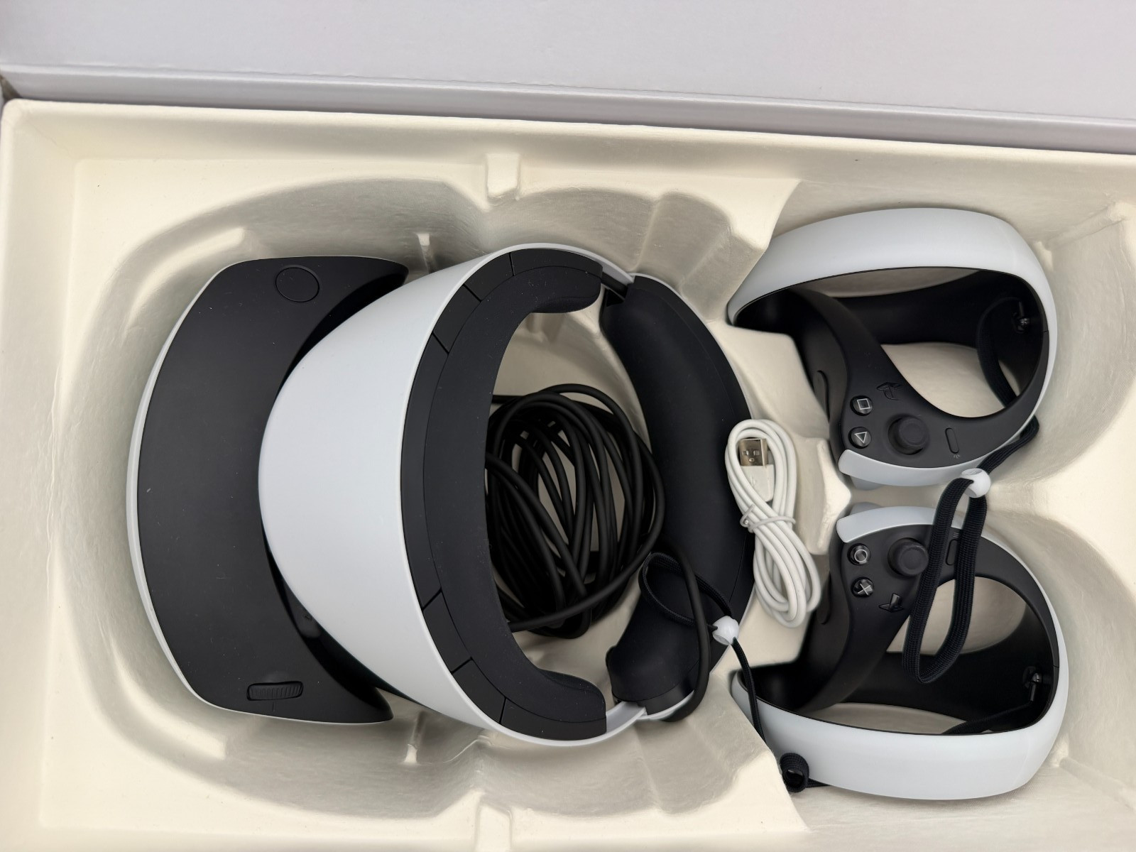 Sony PlayStation VR2 PSVR2 Headset White Controllers Boxed (See Photos)