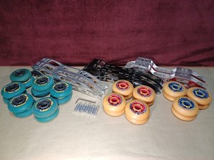 Powerslide Vision Inline Skate Frames & One Boen Ultralight 13.33” 84 W/ Wheels