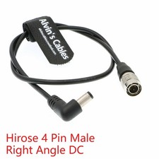 Hirose Cavo di Alimentazione DC da 4 Pin Maschio ad Angolo Retto per Dispositivi Audio 633|644|Zoom