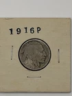 1916-P Buffalo Nickel 5C Five Cents Philadelphia Mint Business Strike Circulated