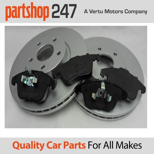 Genuine Comline Front Brake Coated Discs and Pads FOR Ford Mondeo mk4