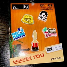 Crocs Jibbitz The Office Charm 5 Pack Dwight Jello Beets Charms NEW RARE SET