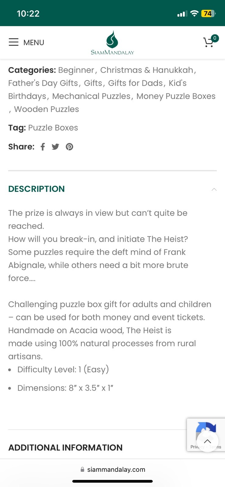 Magic Money Puzzle Box Wooden Brain Teaser