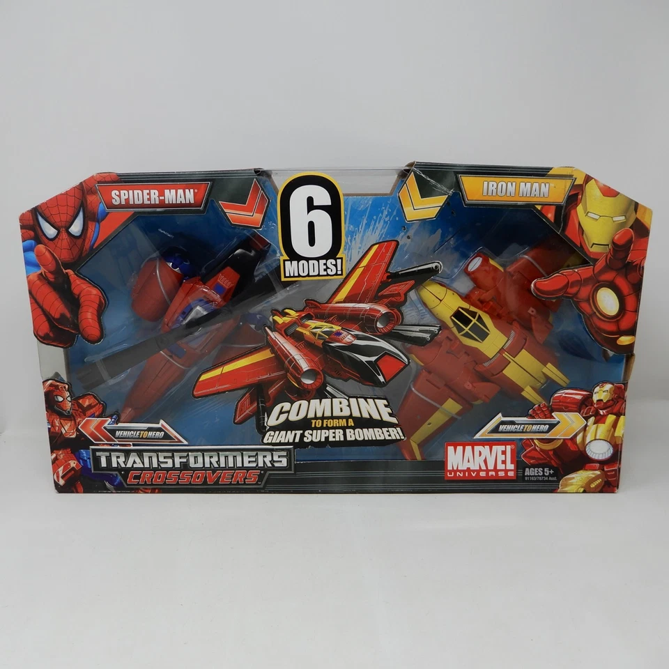 Transformers Crossovers Marvel Universe - Spider-Man / Iron Man - New & Sealed - Image 2 of 4