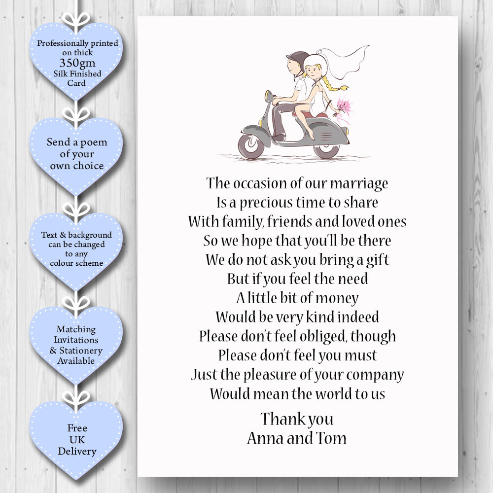 Poems For Wedding Cards