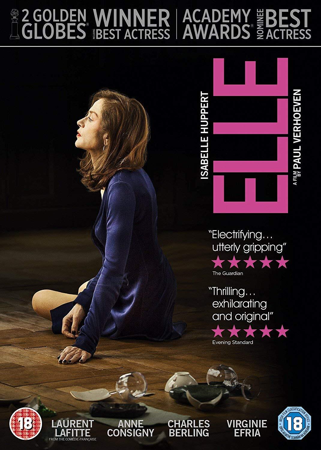 Elle (DVD) Isabelle Huppert Laurent Lafitte Anne Consigny Charles Berling