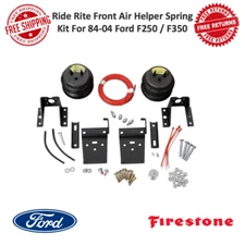 Firestone Ride Rite Front Air Helper Spring Kit For 84-04 Ford F250 / F350 #2223