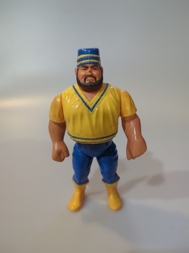 WWE WWF Hasbro AKEEM Vintage Action Figure African...