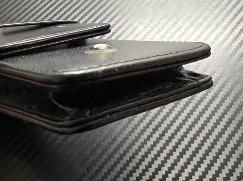MONTBLANC Fountain Pen Case Pouch Black Leather Siena For 2 Pens - 第 11/11 張圖片