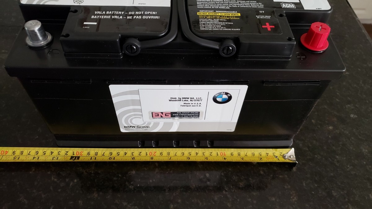 OEM 2024 AGM BMW Battery 12V 92Ah 850A 61216806752 = 61212353812