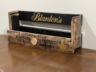 Buffalo Trace (Blanton)Bourbon Barrel Stave Bourbon Shelf. 24  Long X 5  X 9 