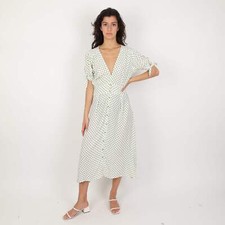 Faithfull The Brand White Dress, UK Size 8