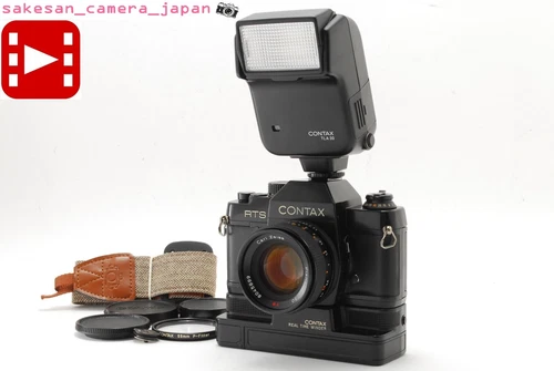 🎦New Seal[Near MINT] Contax RTS 35mm SLR Film Camera Carl Zeiss 50mm F1.4 JAPAN