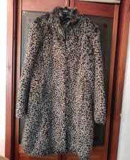 M&co Faux Fur Coat Size 18