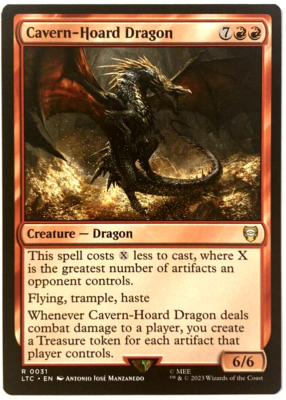 MTG Cavern-Hoard Dragon Tales of Middle-earth Commander 31 Pack