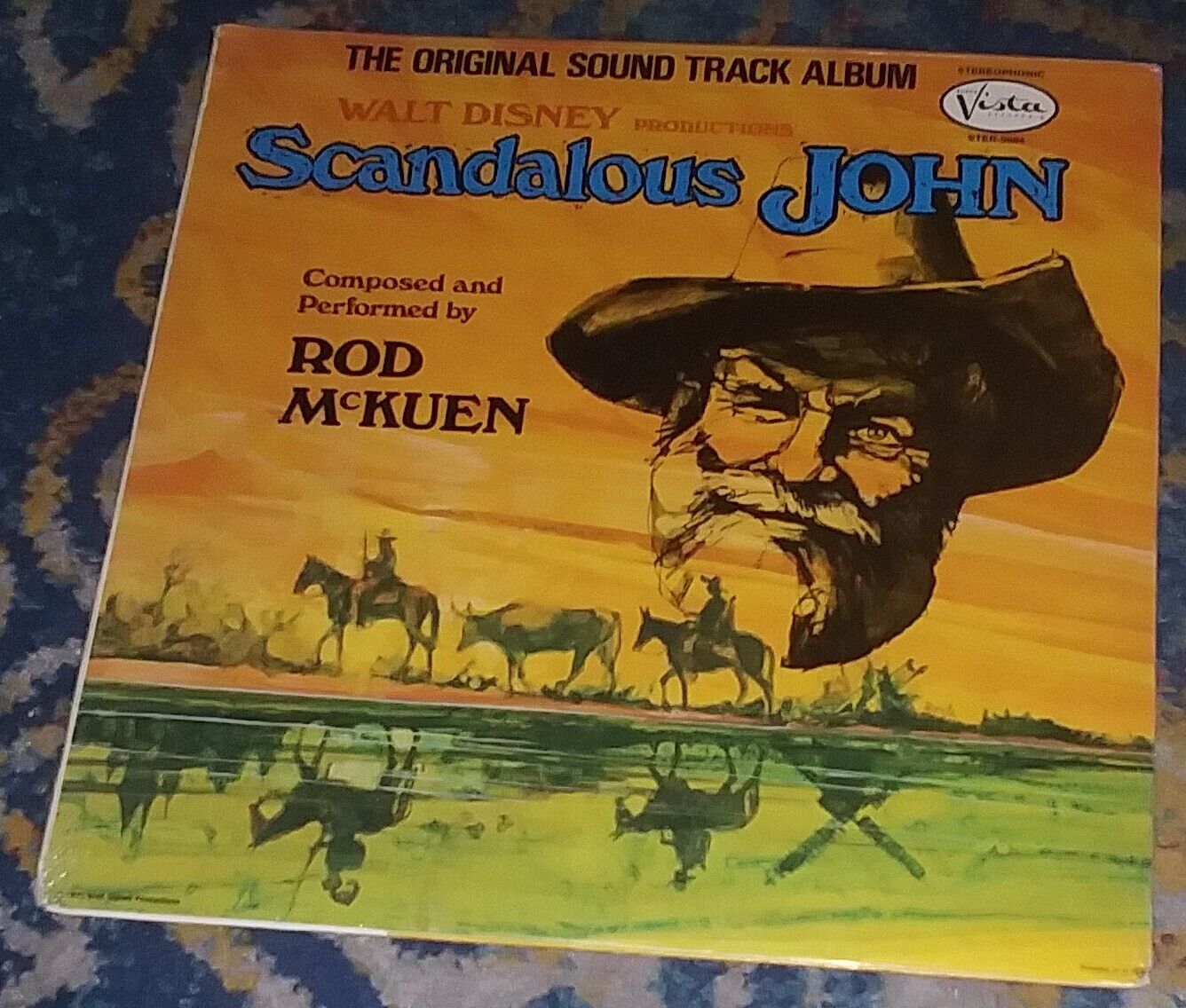 Walt Disney's SCANDALOUS JOHN / ROD MCKUEN 1971 VISTA LP STER-5004 STILL SEALED