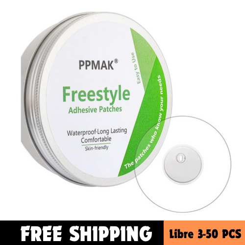 Sensor Covers for Libre 3-50 PCS Adhesive Patches-Waterproof CGM Tape Long Last