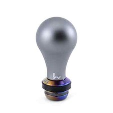 Hybrid Racing Shift Knob & Shift Boot Collar Combo - Dust Grey & Titanium