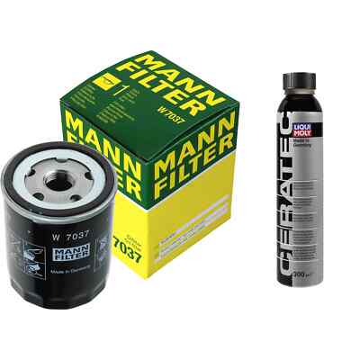 MANN-FILTER ÖLFILTER W 7037 + LIQUI MOLY Cera Tec 3721