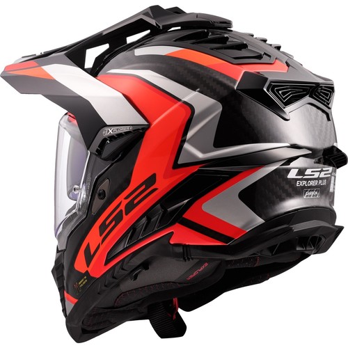 LS2 Explorer C Frontal II 2 MX701 - Enduro Casco de Moto con Visor Off Road - Imagen 20 de 25