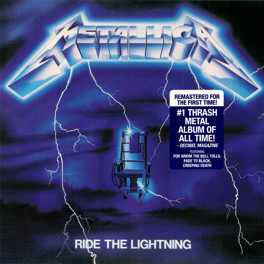 Metallica ~ Ride The Lightning (1984) CD 2016 Blackened Recordings