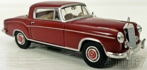 Brekina New Ho 1 87 Scale 1950 S Era Mercedes Benz 220 S Coupe In Red W Chrome Ebay