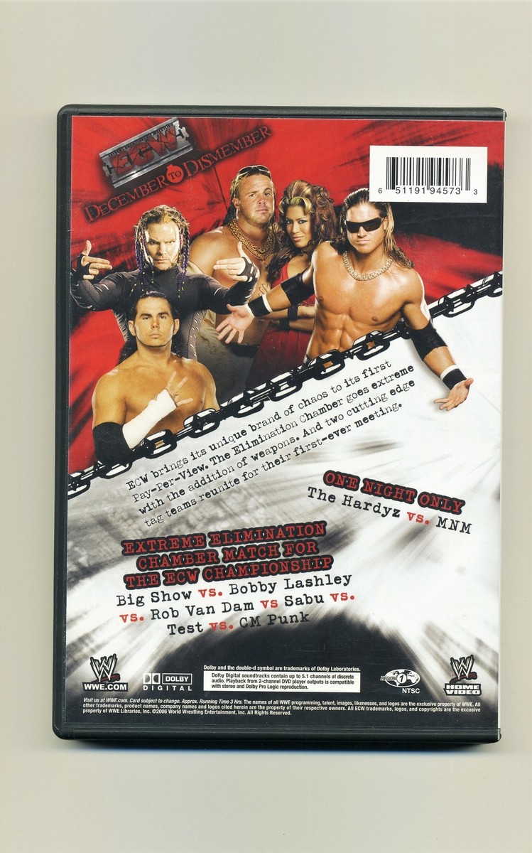 ECW - December to Dismember (DVD, 2006) With Insert Wrestling | eBay