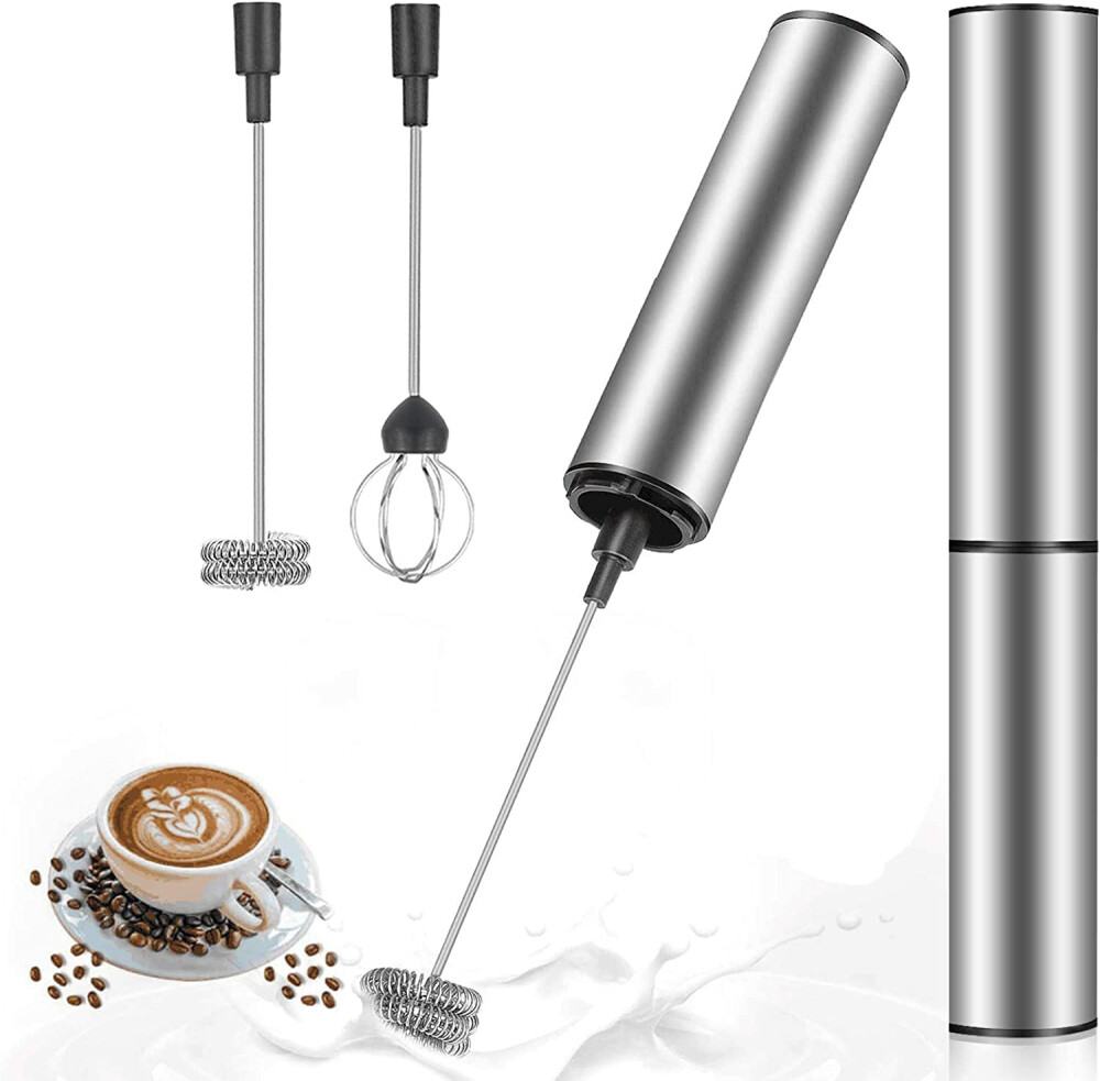 Milk Frother USB Rechargeable Handheld Coffee Frother Chocolate
