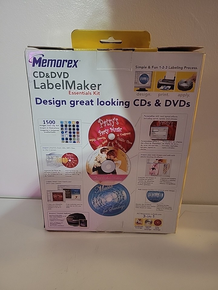 Memorex CD & DVD LabelMaker Essentials Kit | eBay