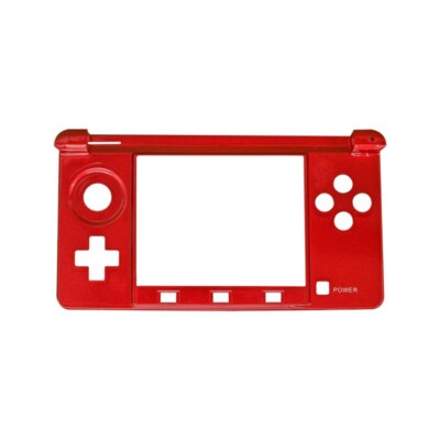 Housing Bottom Screen Top Plate for Nintendo 3DS Flame Red Replacement  Replace