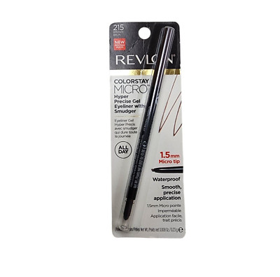 Revlon Gel Eyeliner ColorStay Micro Hyper Precision Eye Makeup #215 Brown 0.01
