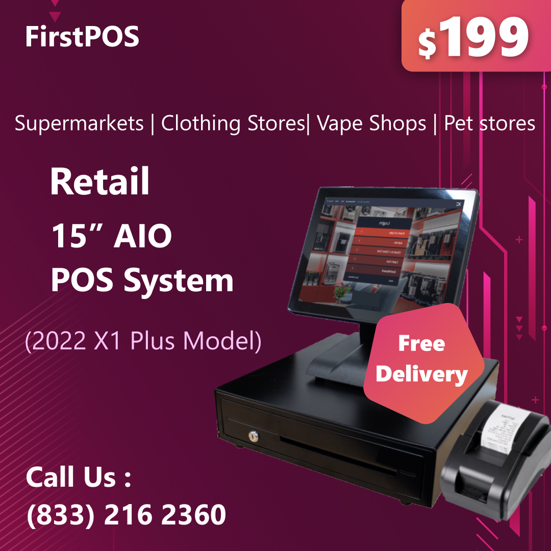 15" All in One Touchscreen Cash Register Till System For Retail Convenience  Shop | eBay
