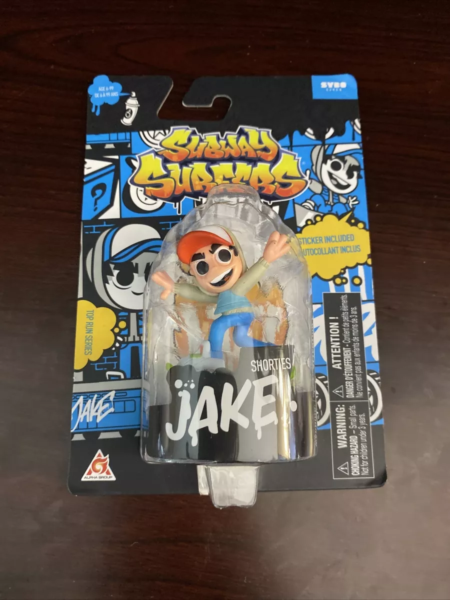 SUBWAY SURFERS SHORTIES RUNNING JAKE FIGURE WITH STICKER