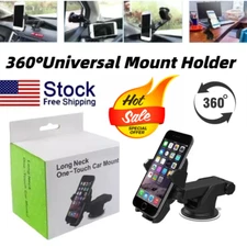 360° Universal Mount Holder Car Stand Windshield For Mobile Cell Phone GPS