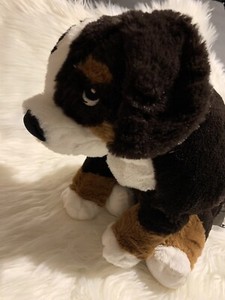 IKEA HOPPIG Bernese Mountain Puppy Dog Kids Soft Stuffed Plush Toy 14 1/4