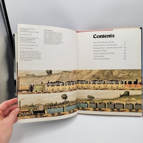 STEAM TRAINS by Paul Price - Hardcover Book Dust Jacket Chartwell Books 1978 - Picture 8 of 11