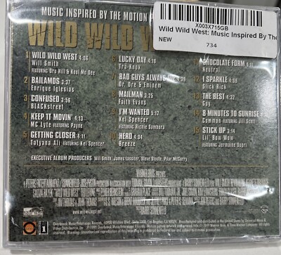 CD Wild Wild West Music Inspired By The Motion Picture 1999 | eBay