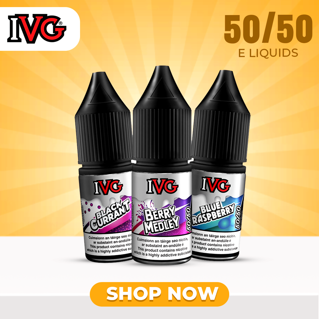 IVG E Liquid 50/50 Premium Vape Juice | 3mg,6mg,12mg,18mg | 10ML Freebase |  UK