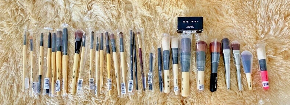 BOBBI BROWN Makeup Brushes NWT Full Coverage Face Foundation Lip