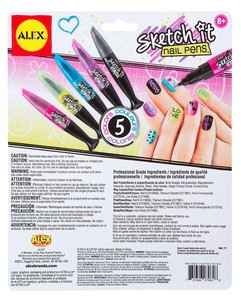 Details About Alex Spa Hot Hues Sketch It Nail Pens