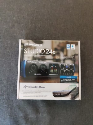 PreSonus Studio 24c 2-kanal USB Audio-Interface - Schwarz/Blau