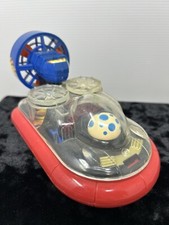 ONTRADE Hovercraft Air Boat Friction Rolling Mobile Boat Toy 1992 Rare Flames