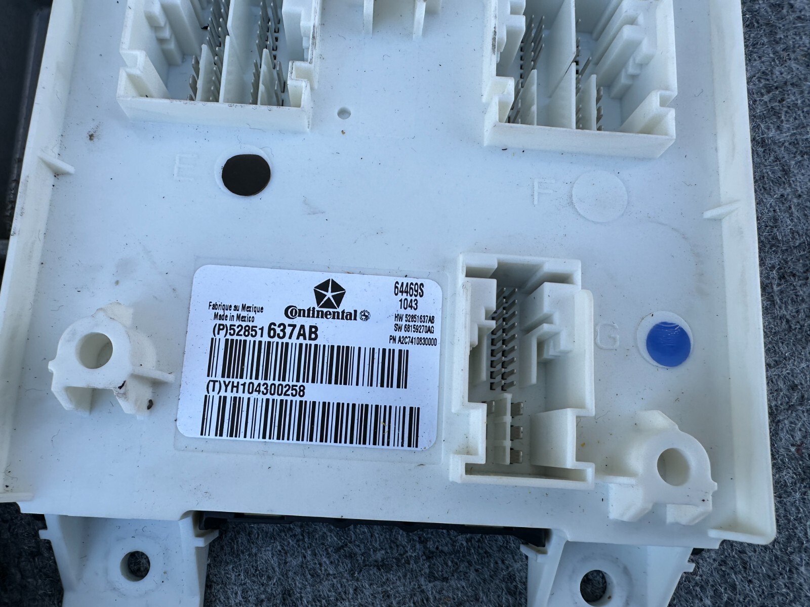 ENGINE COMPUTER ECU KEY IGNITION SET 13-17 MASERATI QUATTROPORTE GTS 3.8L