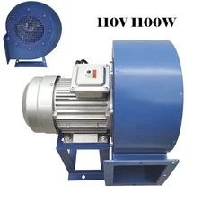 Industrial High-power Centrifugal Fan Ventilator Blower With Bracket 1100W 110V