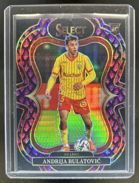 2025-26 Select Ligue 1 Andrija Bulatovic Mezzanine Purple Dragon Scale #/49