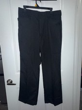 Larry Mahan's Cowboy Collection Dress Pants Trousers Black Made in USA
