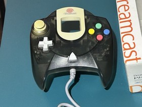 Smoke Black Clear SEGA Dreamcast Controller Complete in Box CIB Great Shape