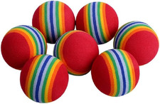 Foam Rubber Balls Cat Toys Sponge Ball Toys, Pack of 10